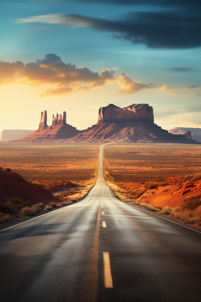 Road to Monument Valley