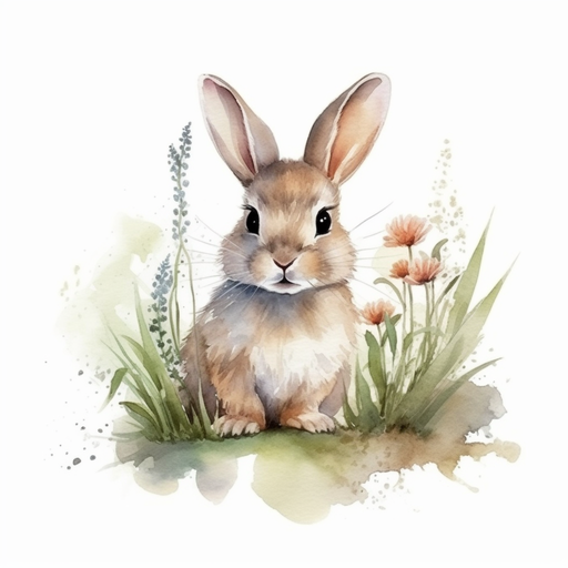 Rabbit in Grass