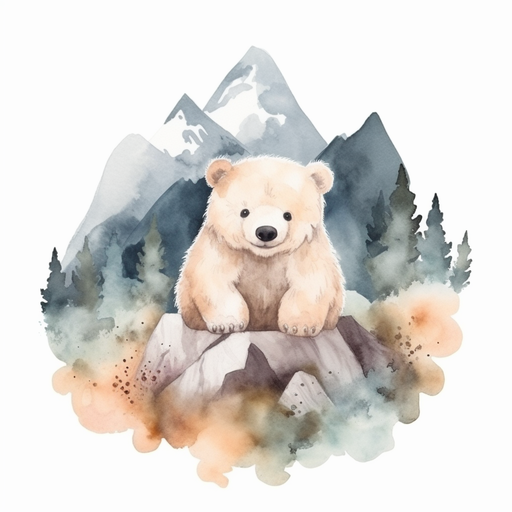 Petit Ourson dans la Montagne 2